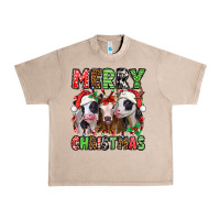 Merry Christmas Heifers Urban Heavy Tee | Teevron