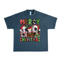 Midnight Navy merry christmas heifers Urban Heavy Tee - Jasminsmagicworld