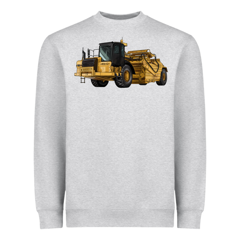 Wheel Tractor Scraper Heavyweight Sweatshirt by LillyAllenDesigns | Teevron