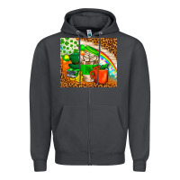 Smoke Coffee Cups St Patricks Day Tumbler Zipper Hoodie - BundleAndBundleShop