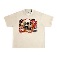 Sandshell firefighter skull Urban Heavy Tee - AdoDesignShop