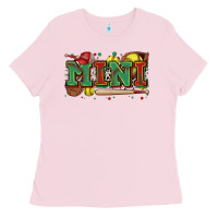 Bubblegum Pink mini softball Ladies Tee - Zillion Design Studio