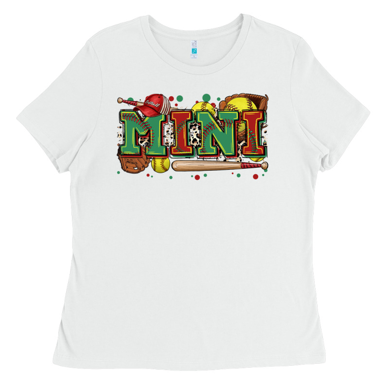 Mini Softball Ladies Tee by Zillion Design Studio | Teevron