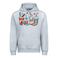 Heather Grey teacher coffee cups Urban Hoodie - OliviaCreatesArt
