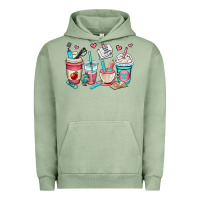 Pigment Oil Green teacher coffee cups Urban Hoodie - OliviaCreatesArt