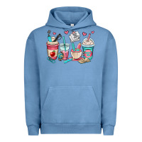 Pigment Pebble Blue teacher coffee cups Urban Hoodie - OliviaCreatesArt
