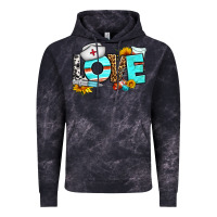 Cloud Black love nurse western Vintage Hoodie - BundleAndBundleShop