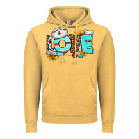 Vintage Mustard love nurse western Vintage Hoodie - BundleAndBundleShop