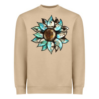 Mushroom sunflower Heavyweight Sweatshirt - BarkalooDesign