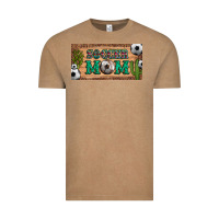 Vintage Coffee soccer mom with ball and cactus and serape licanse plate Vintage Tee - Artiststas