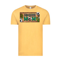 Vintage Mustard soccer mom with ball and cactus and serape licanse plate Vintage Tee - Artiststas