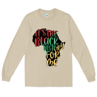 Mushroom its the black history for me Long Sleeve Tee - MaliasSmallBusiness