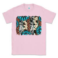 Bubblegum Pink gemstone leopard cowhide brushstroke Classic Tee - AdoDesignShop