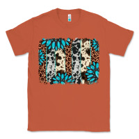 Copper gemstone leopard cowhide brushstroke Classic Tee - AdoDesignShop