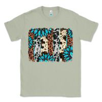 Matcha gemstone leopard cowhide brushstroke Classic Tee - AdoDesignShop