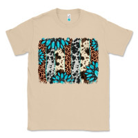 Mushroom gemstone leopard cowhide brushstroke Classic Tee - AdoDesignShop