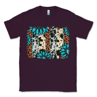 Plum gemstone leopard cowhide brushstroke Classic Tee - AdoDesignShop