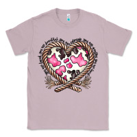Lilac western cowhide heart Classic Tee - CowhideDigitalArt