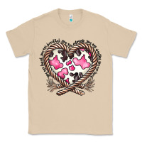 Mushroom western cowhide heart Classic Tee - CowhideDigitalArt