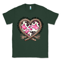 Sports Green western cowhide heart Classic Tee - CowhideDigitalArt
