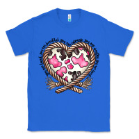 True Royal western cowhide heart Classic Tee - CowhideDigitalArt