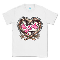 White western cowhide heart Classic Tee - CowhideDigitalArt