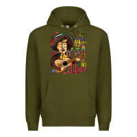 Army Green Ay, ay, ay canta y no llores! Premium Hoodie - NancyCooperArtShop