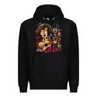 Black Ay, ay, ay canta y no llores! Premium Hoodie - NancyCooperArtShop