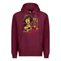 Burgundy Ay, ay, ay canta y no llores! Premium Hoodie - NancyCooperArtShop