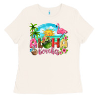 Bone aloha beaches Ladies Tee - texasbilliewilder