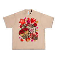 Burro valentines day skeleton Urban Heavy Tee - NancyCooperArtShop