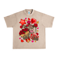 French Oak valentines day skeleton Urban Heavy Tee - NancyCooperArtShop
