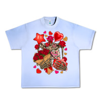 Grape Ice valentines day skeleton Urban Heavy Tee - NancyCooperArtShop