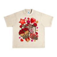 Sandshell valentines day skeleton Urban Heavy Tee - NancyCooperArtShop