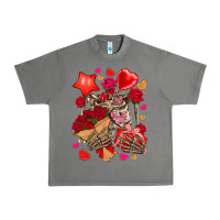 Tornado valentines day skeleton Urban Heavy Tee - NancyCooperArtShop