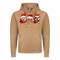 Vintage Camel christmas dogs corgi chihuahua frenchie Vintage Hoodie - Jasminsmagicworld