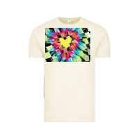 Vintage Arctic tie dye hearth shaped race flag background 3200x2400 Vintage Tee - AdoDesignShop