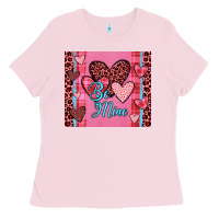 Bubblegum Pink be mine heart tumbler Ladies Tee - JahusDesignShop