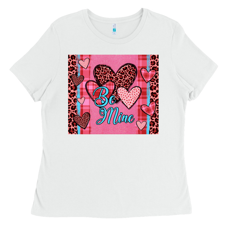 Be Mine Heart Tumbler Ladies Tee by JahusDesignShop | Teevron