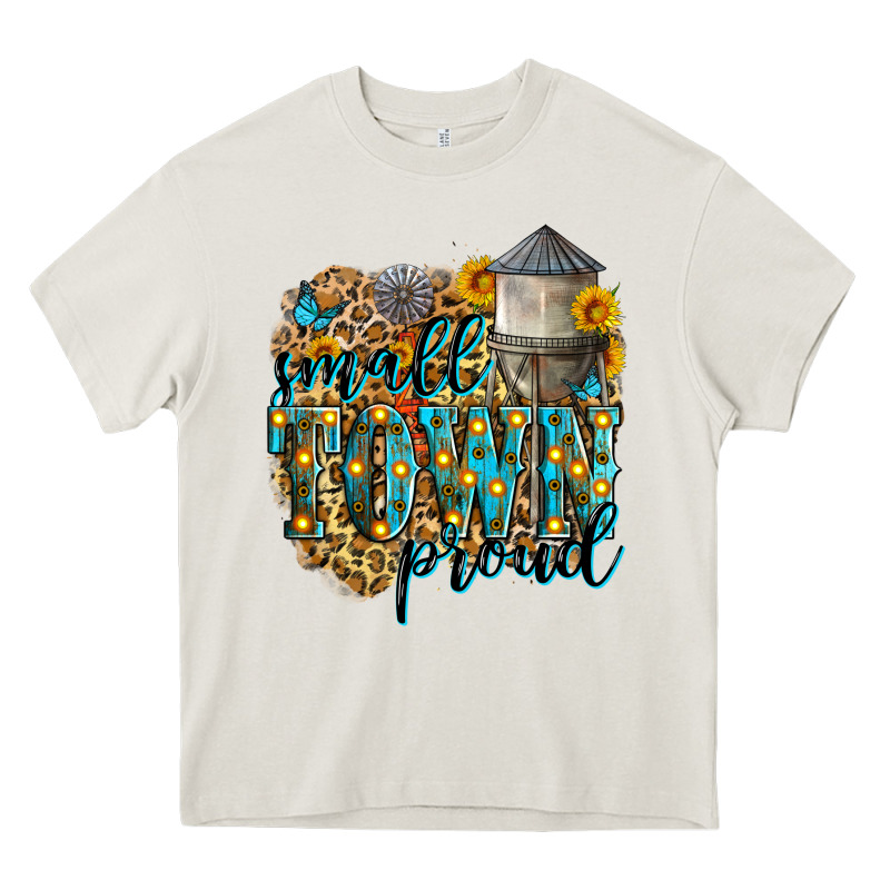 Small Town Proud Heavy Core Tee by Zillion Design Studio | Teevron