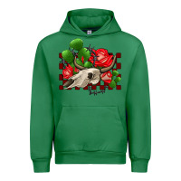 Emerald bullskull rose and cactus olivia Urban Hoodie - OliviaCreatesArt