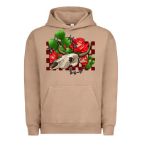 Pigment Burro bullskull rose and cactus olivia Urban Hoodie - OliviaCreatesArt