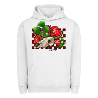 Pigment Lunar Rock bullskull rose and cactus olivia Urban Hoodie - OliviaCreatesArt