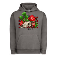 Pigment Tornado bullskull rose and cactus olivia Urban Hoodie - OliviaCreatesArt