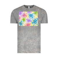 Cloud Rock tie dye heart shaped background 3200x2400 Vintage Tee - AdoDesignShop