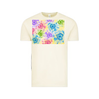 Vintage Arctic tie dye heart shaped background 3200x2400 Vintage Tee - AdoDesignShop