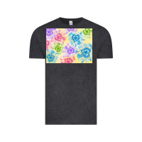 Vintage Black tie dye heart shaped background 3200x2400 Vintage Tee - AdoDesignShop