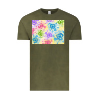 Vintage Olive tie dye heart shaped background 3200x2400 Vintage Tee - AdoDesignShop