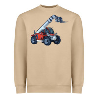 Mushroom Telehandler Heavyweight Sweatshirt - LillyAllenDesigns
