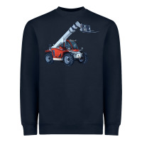 Navy Telehandler Heavyweight Sweatshirt - LillyAllenDesigns